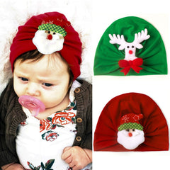 Hat Newborn Christmas Santa Hat Headdress Cozy Hat Infant Head Accessories New Year Holiday Party Hat Props