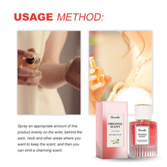 Jasmine Lady Pheromone Perfume, Wrist Behind Ear Neck Natural Long-Lasting Light Fragrance Delicate Elegance Exudes Feminine Charm