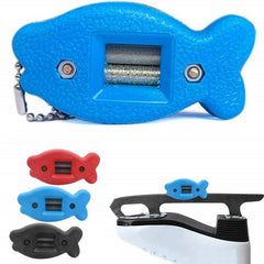 Diamond Sandstone Ice Skate Double Side Sharpener Portable Hanging Ice Hockey Shoe Blades Sharpener Ice Skate Accessories