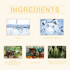 Vanilla Body Hair Perfume Spray Long-Lasting Light Fragrance Fresh Floral Fragrance Ladies Niche Perfume Spray