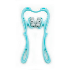 Cervical Massager Manual Massage Neck and Shoulder Massager Six Wheel Massager Neck Clamp Divine Tool
