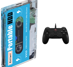 Kinhand 500G HDD Portable External Hard Drive Disk 55000 Retro Games For PSP/SEGA SATURN/Wii Gaming Card for Computer Laptop