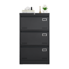 Filing Cabinet Lateral File Cabinet 3 Drawer Blcak Locking Metal File Cabinets Three Drawer
