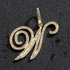 Hip hop accessories grass letter pendant melon seed buckle Cuban chain accessory