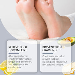Nourishing Foot Care Cream, Soothing Dry Feet Moisturizing Moisturizing Exfoliating Tender Foot Care Cream