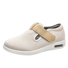 Summer and autumn styles with added fat and widened elderly shoes healthy walking and casual shoes for women easy to put on and take off adjustable shoes