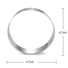 Sugar Candy Tools: Stainless Cutters, Choco Molds, Umbrella Cutter, 6 - pce Biscuit Kit for Fam & Party