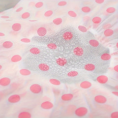 Thickened Shower Cap Wholesale Non-disposable Waterproof Polka Dot PVC Adult Bath Cap PE Oil-proof