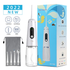 350ml Magnetic Suction Charging 4-Head Tooth Washing Machine Household Water Spray Tooth  Portable Cleaning Tooth Cleaning Machine