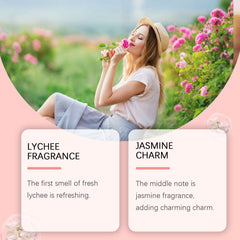 Lychee Crystal Crown Perfume, Elegant Style Fresh Body Scent Light Lingering Fresh Lychee Fragrance Fragrance