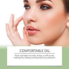 Green Tea Makeup Remover Oil Gently Removes Makeup For Face, Eyes And Lips With Refreshing And Non-Tight Makeup Remover Oil