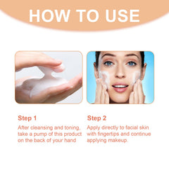 Pre-Makeup Mousse Toner, Hydrating And Moisturizing Facial Toner Firming And Softening Skin Care Foam Mousse