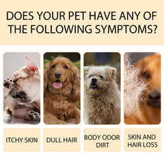 Pet Shampoo, Gentle Cleansing Of Pet Cat And Dog Hair With Smooth Unknotted Shampoo