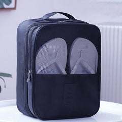 Twill Oxford Cloth Shoes Travel Storage Bags Three-layer Waterproof Shoe Bag