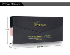 Gift Box Niceface 12 Color Lip Gloss Combination Set Non-Stick Cup Does Not Fade Matte Matte Lipstick