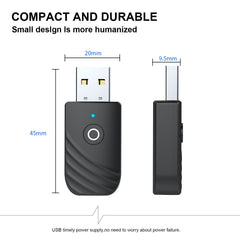 New 5.0 Bluetooth Audio Receiver Transmitter Three in One USB Adapter TV Computer Car SY319
