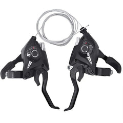 Bike Derailleurs 3x7 21 Speed Switch MTB Bicycle Shifter Levers Brake with Shift Cable Cycling Disc Handle for Bike Trekking