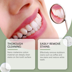 Sponge Tooth Cleaner Daily Care For Oral Hygiene Cleaning Teeth Stains Sponge Tooth Cleaner