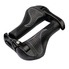 Bicycle Mountain Handlebar Set Aluminum Alloy Sheep Horn Vice Handle Ergonomic Handle Set Meat Ball Rubber Lock Vice Handle