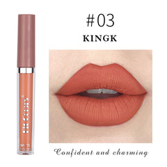 Fit Colors Matte Non Stick Cup Lip Gloss Fog Face Velvet Thin Tube Liquid Lipstick