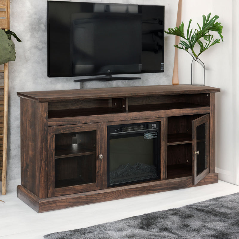 Contemporary TV Media Stand Modern Entertainment Console with 18