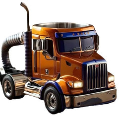 Semi Truck Coffee Mugs Handmade Home Semi Truck Coffee Cup Mugs