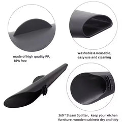 Steam Diverter for Thermomix TM5/TM6 pressure cookers. It's an air - guided, anti - scald steam relief tool for exhaust pipes.