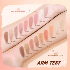 BANXEER Colored Star Shining Beast Nine Color Eye Shadow Disk Lasting Shining Clear Fine Non Flying Powder BM10