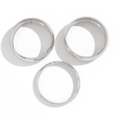 Stacked wind curved smooth surface bracelet with personalized and versatile metallic feel Bracelet set