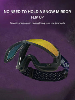 Cover Ski Glasses Winter Outdoor Sports Goggles Double Layer Anti Fog Single Double Plate Snow Goggles