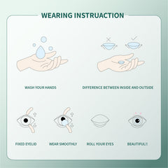 1Pcs FDA Certificate Eyes Beautiful Pupil Colorful Girl Cosplay Contact Lenses VIOLET
