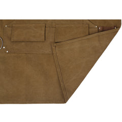 Long heavy-duty canvas tool apron, carpenter apron, carpenter 16 ounces, fully adjustable, no need for waxing
