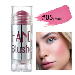 HANDAIYAN Chubby Crayon Blush Stick Moisturizing And Smooth Rouge Pen Blush Strip Cream Blush Stick Rouge