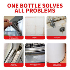 Mildew Remover Gel, Powerful Mildew Remover For Household Bathroom Wall Tile Floor Stain Cleaner