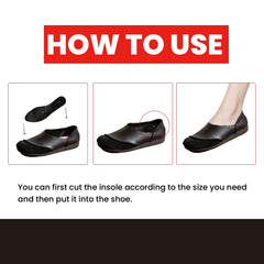 Far Infrared Tourmaline Acupressure Insoles, Vein Repair Body Care Slimming Body Anti-Slip Wear Arch Support Insoles