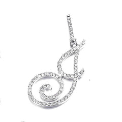 Hip hop accessories grass letter pendant melon seed buckle Cuban chain accessory