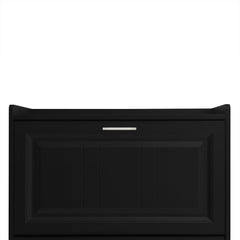 U-Can Shoe Storage Cabinet for Entryway with 3 Flip Drawers, Modern Shoe Organizer Cabinet, Free Standing Shoe Rack Black