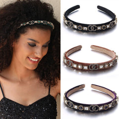 Fine edged glass drill sponge hair hoop