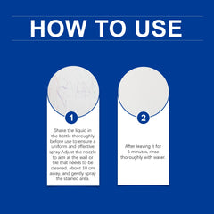 Wall Decontamination Spray Wall Cleaning Water Stains Stains Bathroom Bathroom Polishing Cleaner