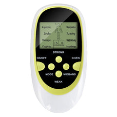 Dual-Output Electric Massager Electrical Stimulator Full Body Relax Muscle Therapy Massager