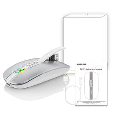 Wireless Mouse Bluetooth Dual Mode 2.4G/BT5.1 Silent Mouse 2400DPI PC Notebook Business Office