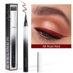 CmaaDu Eyeliner Pencil Waterproof Sweatproof Not Smudged Cool Black Starry Sky Thin Head Eyeliner