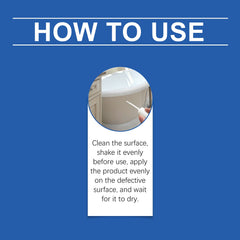 White Retouching Paint For Home Wall Damage Scratches Retreading Cover Multifunctional Waterproof Retouching Paint