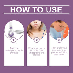 Clean Mint Teeth Mouthwash, Mouth Stain Cleaning Care Gums Smell Fresh And Beautiful Teeth Water