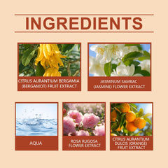Autumn Perfume Citrus Flower Natural Fresh Light Fragrance Portable Lasting Fragrance Exudes Personal Charm Perfume