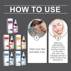 Serum Gift Box 5-Piece Facial Moisturizing And Hydrating Daily Repair Serum Gift Box