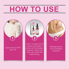 Oceaura Collagen Body Essential Oil Volumizing Lift Chest And Butt Firming Body Sculpting Massage Oil