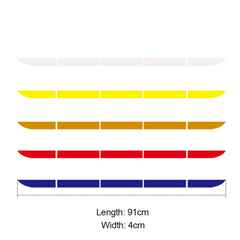 5pcs/set Car Reflectante Reflector Sticker 91*4 Car Body Trunk Exterior Auto Accessories Reflective Tape Reflex Exterior Warning