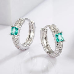 925 sterling silver daily versatile platinum plated earrings jewelry