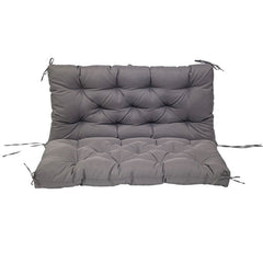 Outdoor 2/3-seater bench/swing cushions: thickened, with backrest, waterproof.